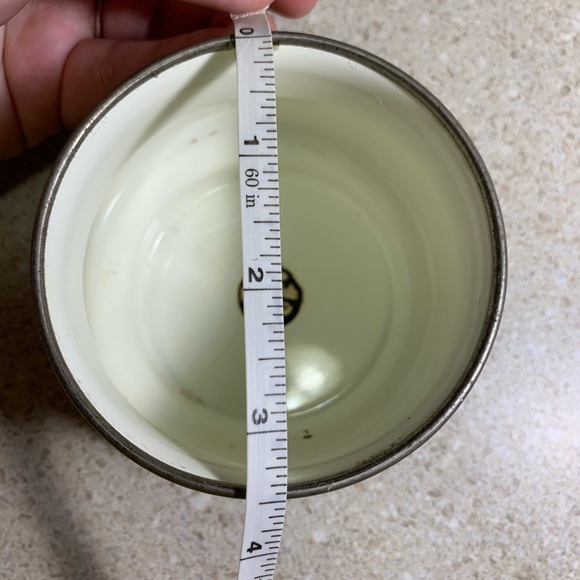 MacKenzie-Childs Checkered Pot - Black, White, Cream - Picture 8 of 9